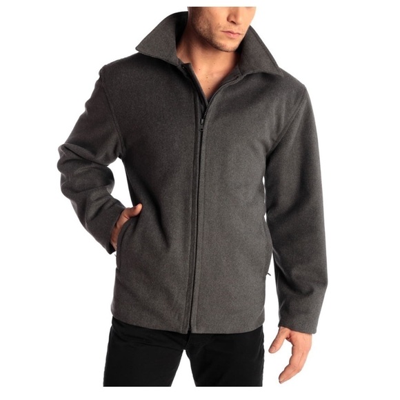 ALPINE Swiss Grant Wool Blend Zip Up Coat Size XXL - Picture 3 of 10